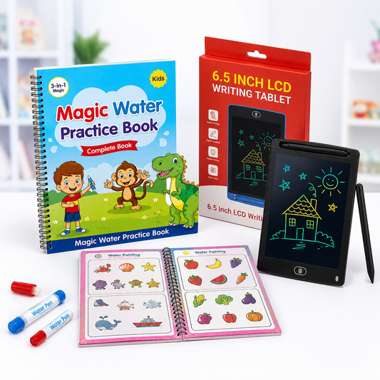 6.5" LCD LED Writing Tablet for Kids – Reusable Drawing & Learning Board