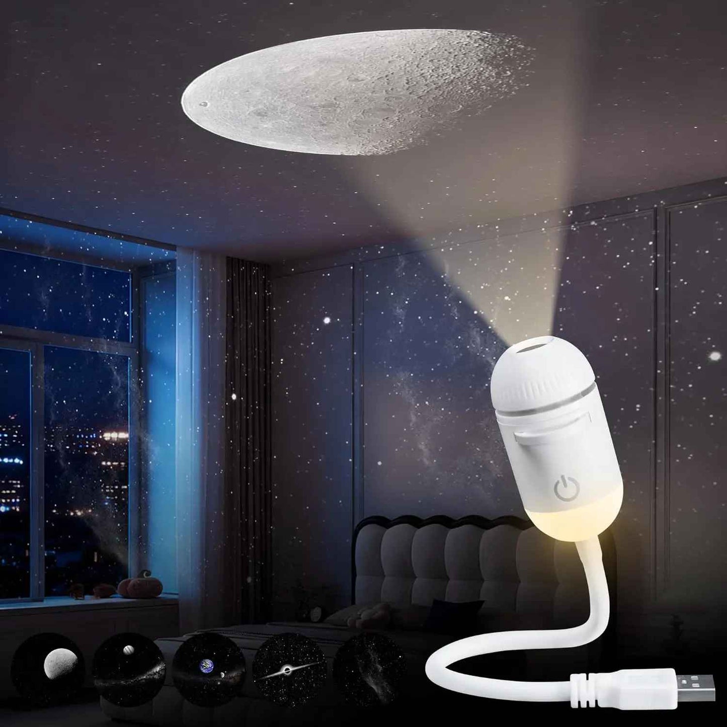 Galaxy Night Light Projector