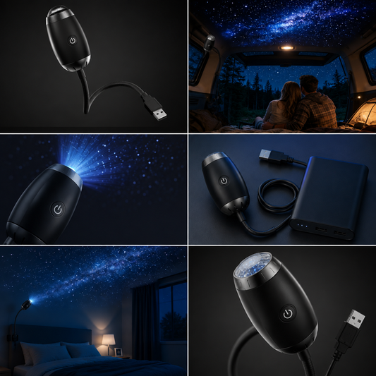 Jupiter Galaxy Night Light Projector – 360° Rotating Projection Lamp | 1 Lens