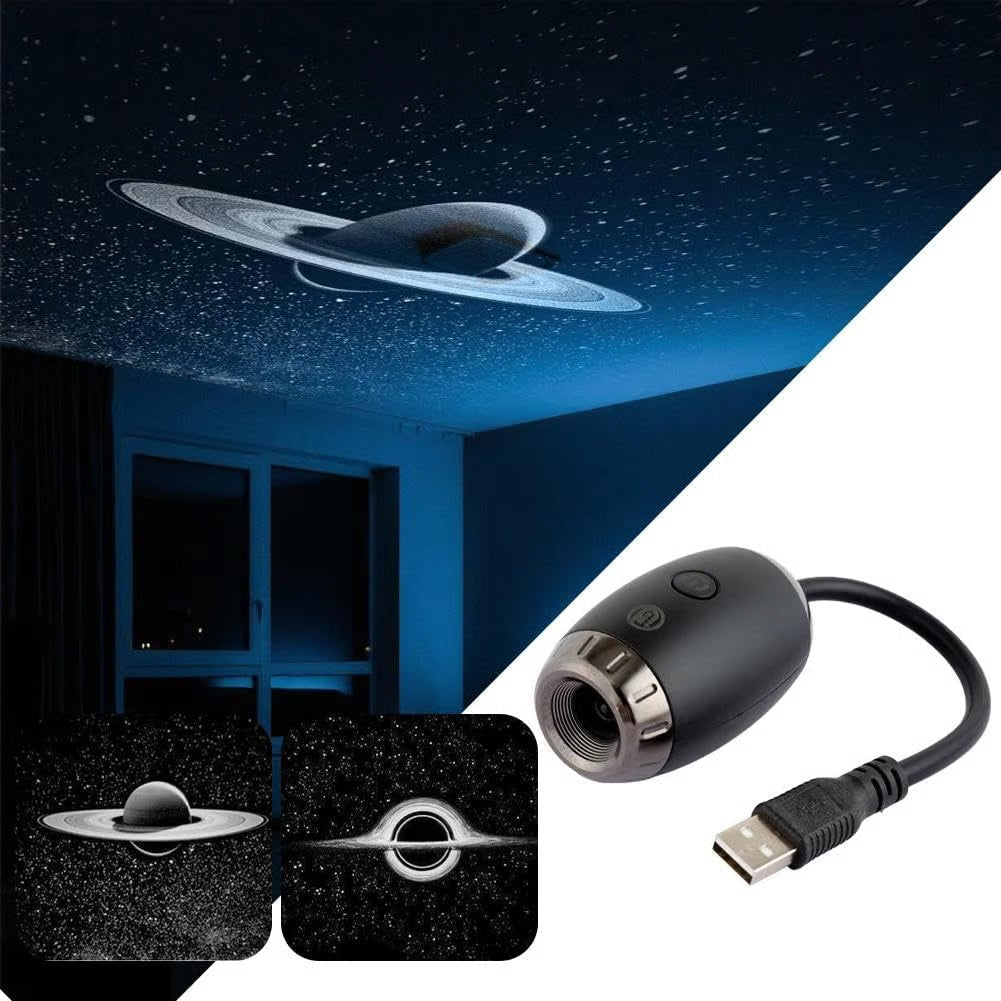 Jupiter Galaxy Night Light Projector – 360° Rotating Projection Lamp | 1 Lens