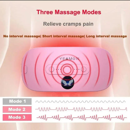 Premium Smart Heating Massage Belt for Women | USB Rechargeable Menstrual Pain Relief Belt | Heating & Vibration Therapy