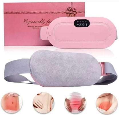 Premium Smart Heating Massage Belt for Women | USB Rechargeable Menstrual Pain Relief Belt | Heating & Vibration Therapy