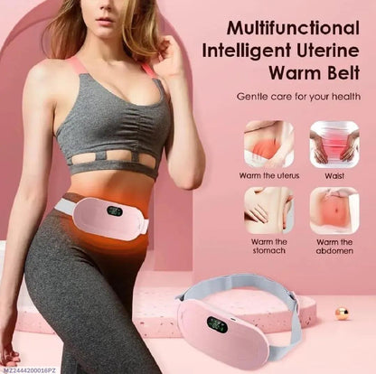 Premium Smart Heating Massage Belt for Women | USB Rechargeable Menstrual Pain Relief Belt | Heating & Vibration Therapy